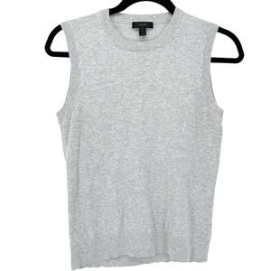 J. Crew Gray Sleeveless Sweater